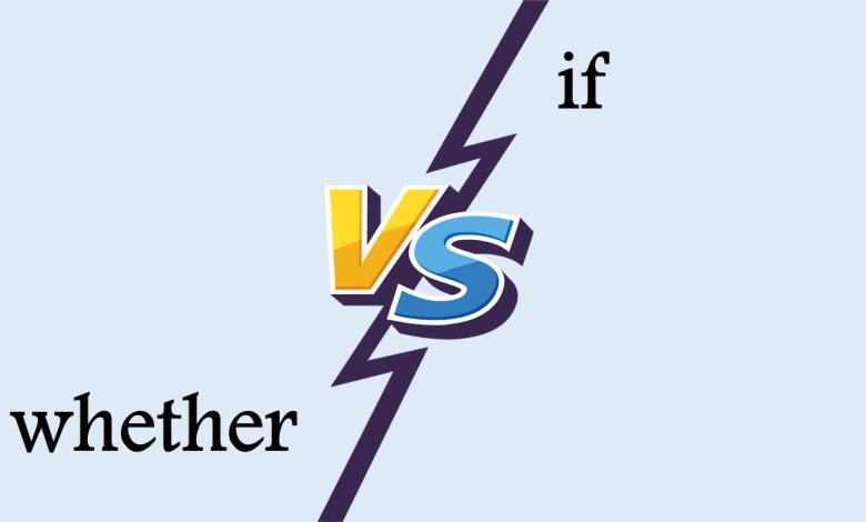if vs whether