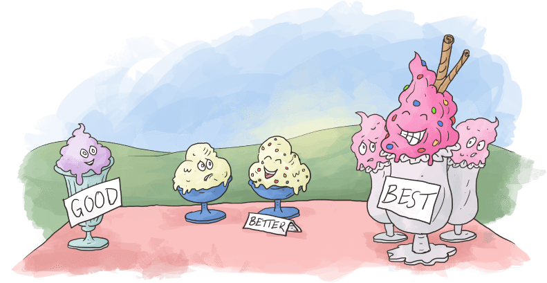 comparative superlative