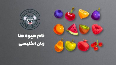 میوه ها در انگلیسی