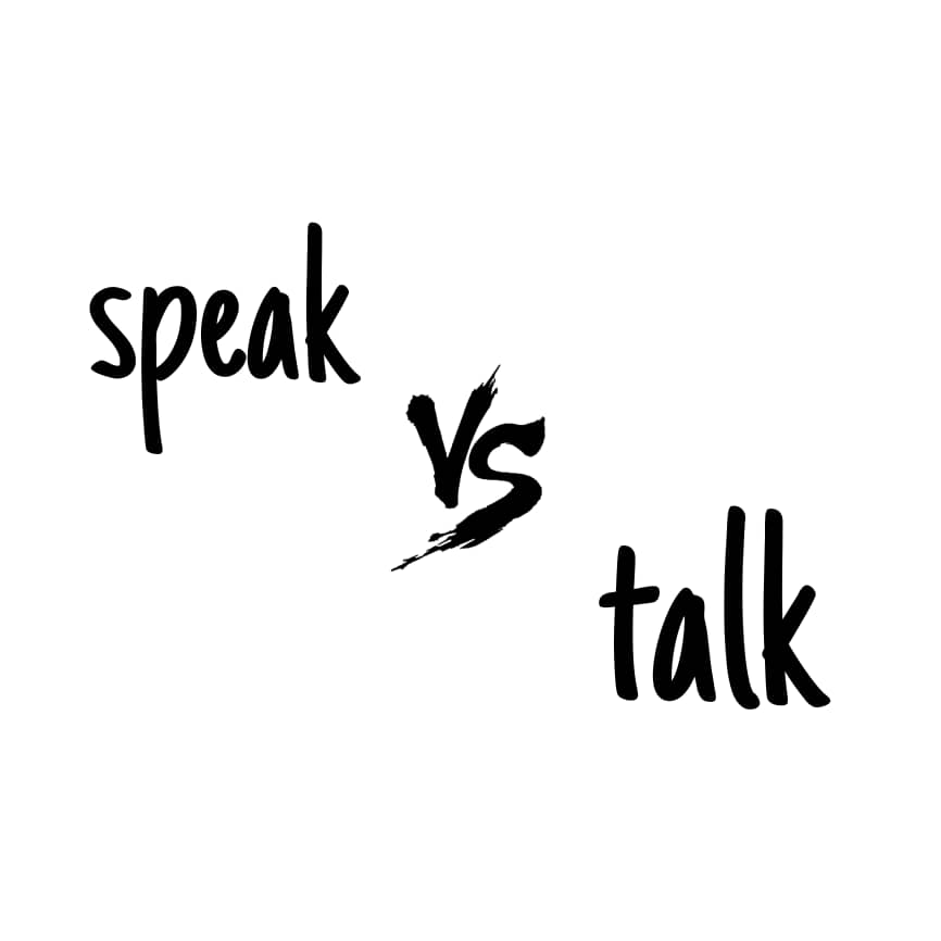 speak vs time