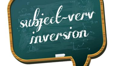 subject-verb inversion