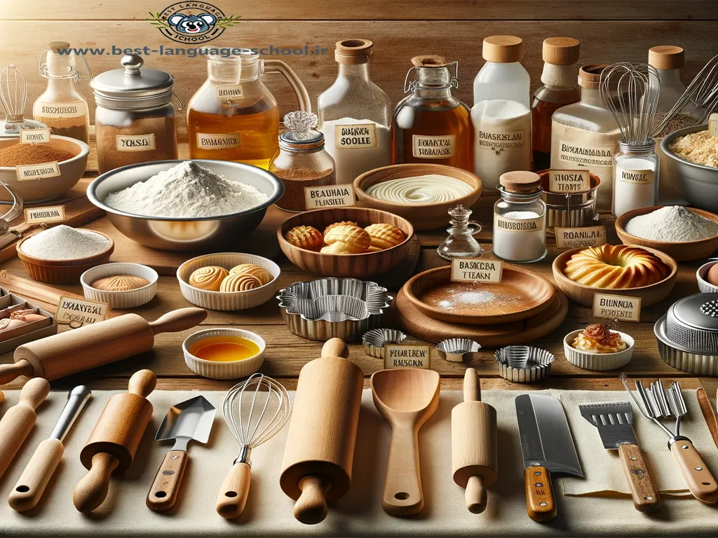 لوازم قنادی به ترکی استانبولی 