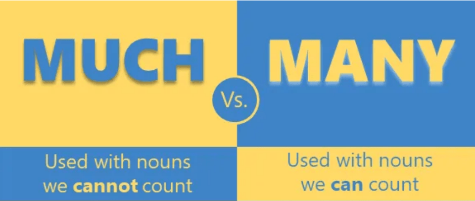 many vs much