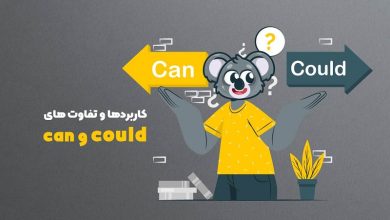 کاربردها و تفاوت های can و could