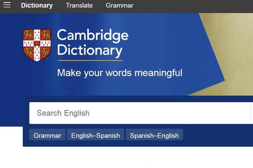 cambridge dictionary
