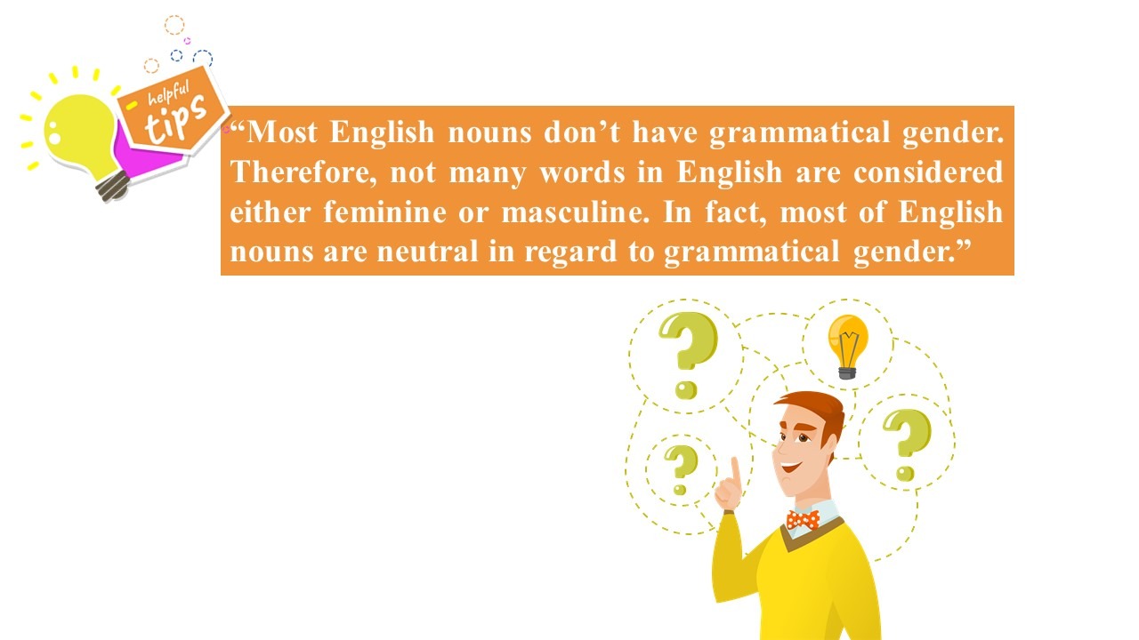 gender in english