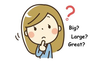 big vs large vs great