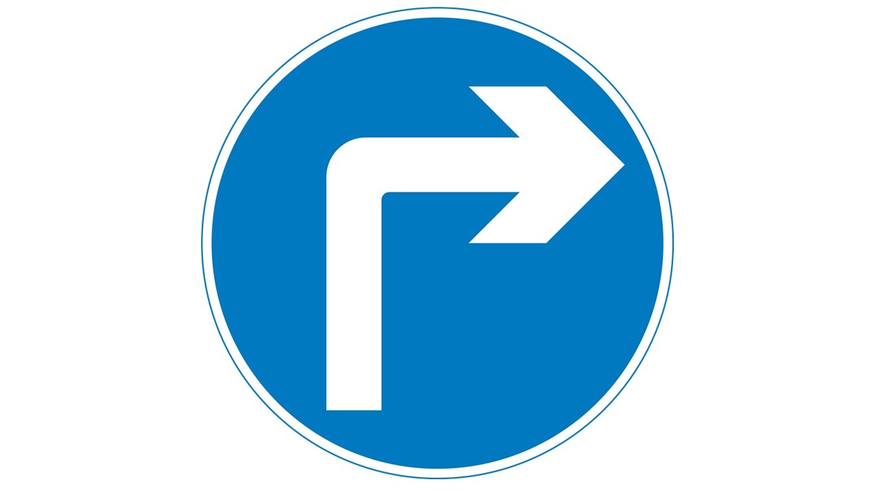 turn right ahead