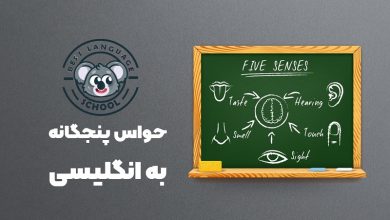 حواس پنجگانه به انگلیسی