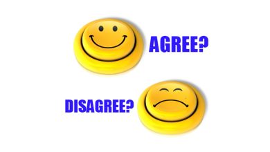 agree vs disagree