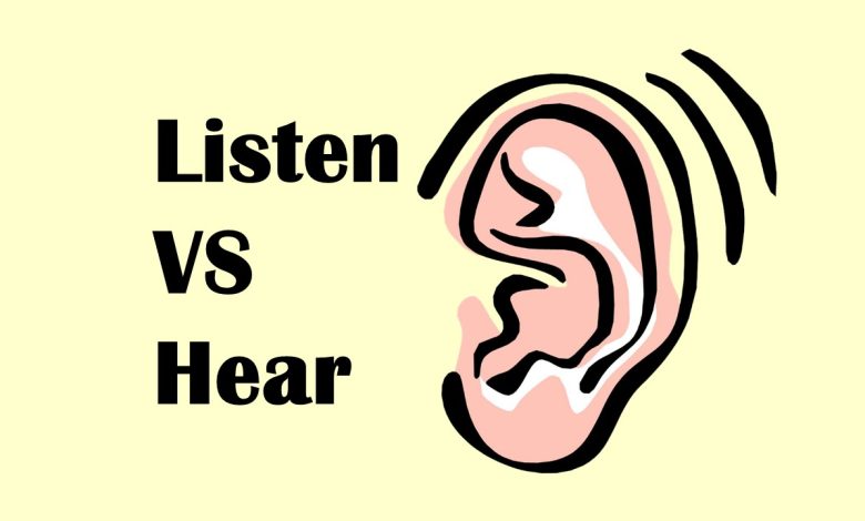 listen vs hear