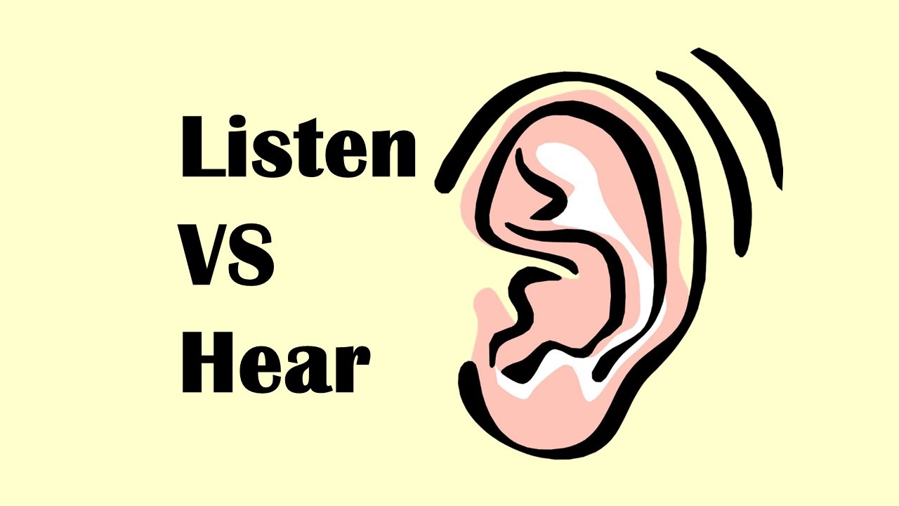 listen vs hear
