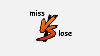 lose vs miss