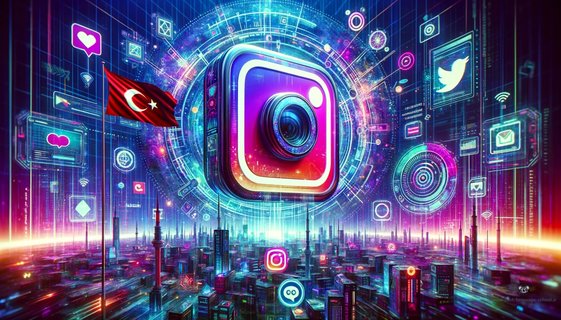 اصطلاحات اینستاگرام به ترکی