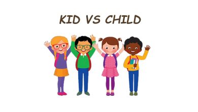 child vs kid