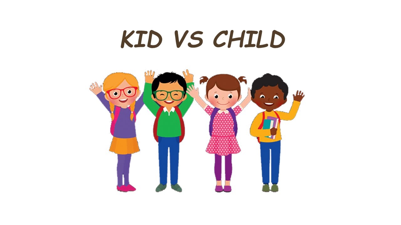 child vs kid