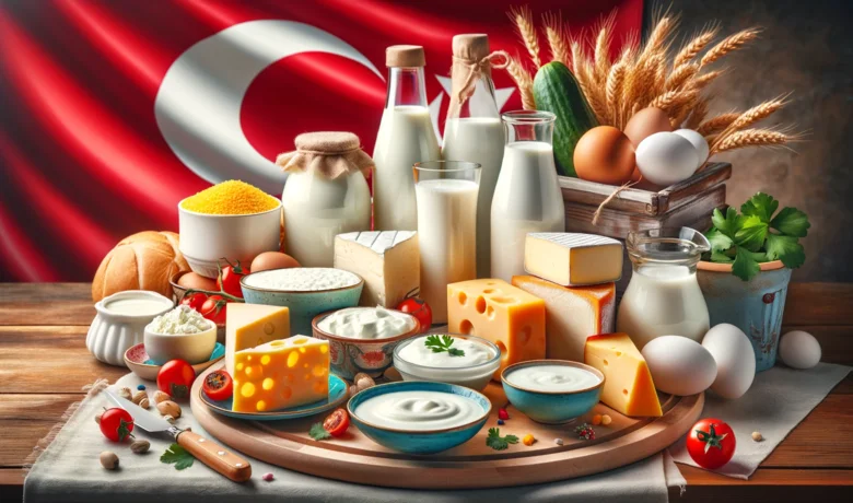 انواع لبنیات به زبان ترکی استانبولی