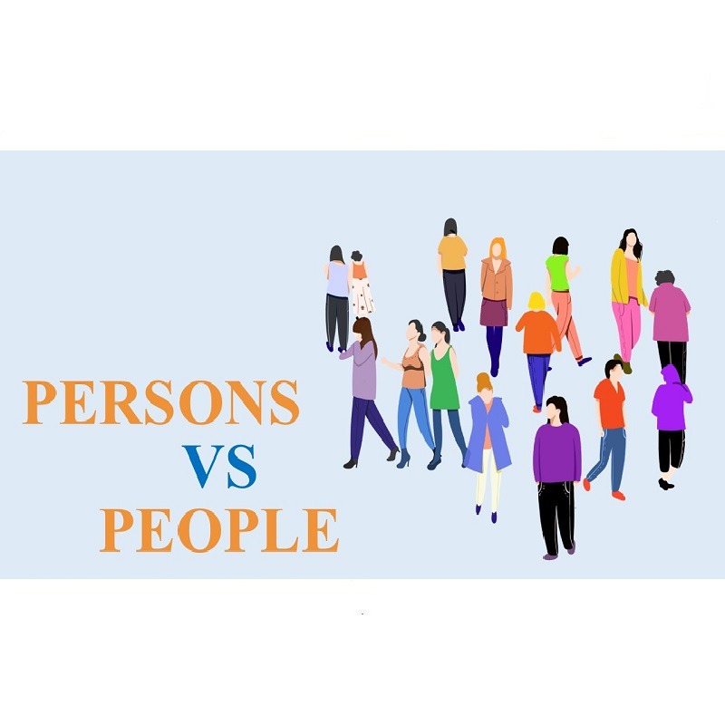 PERSONS VS PEOPLE