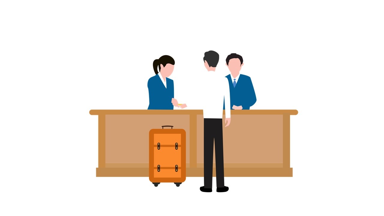 booking a hotel room