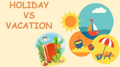 holiday vs vacation