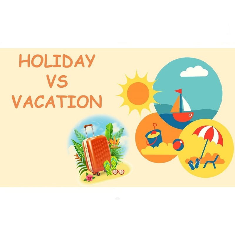 holiday vs vacation