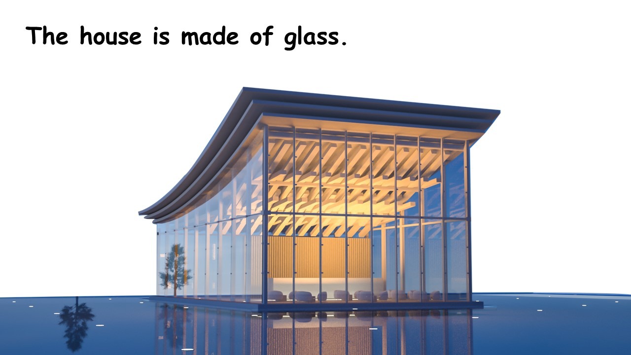 made of glass