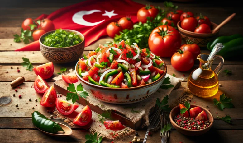 طرز تهیه سالاد ازمه ترکیه ای