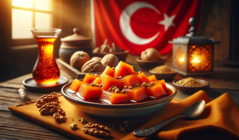 دسر ترکیه ای با کدو حلوایی