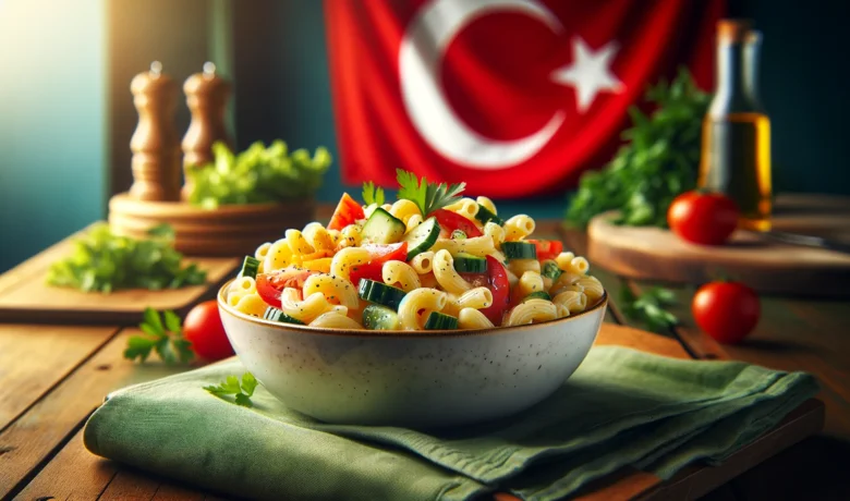 طرز تهیه سالاد ماکارونی ترکیه ای