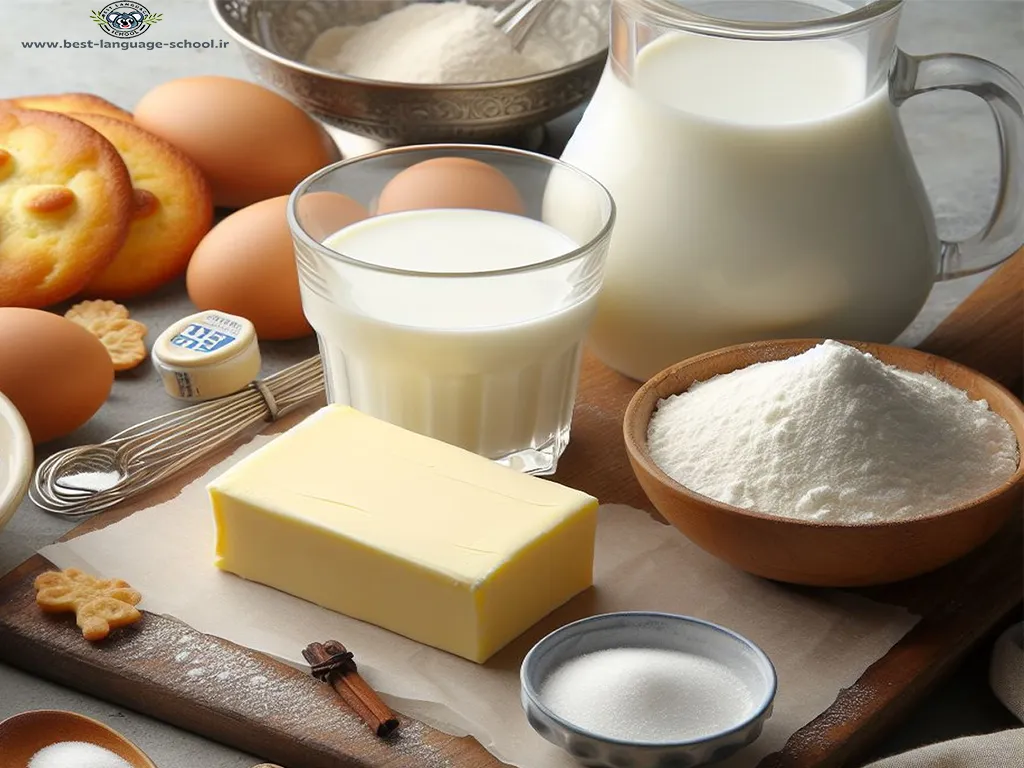 لوازم تهیه دسر تاووک گوگسو ترکیه ای