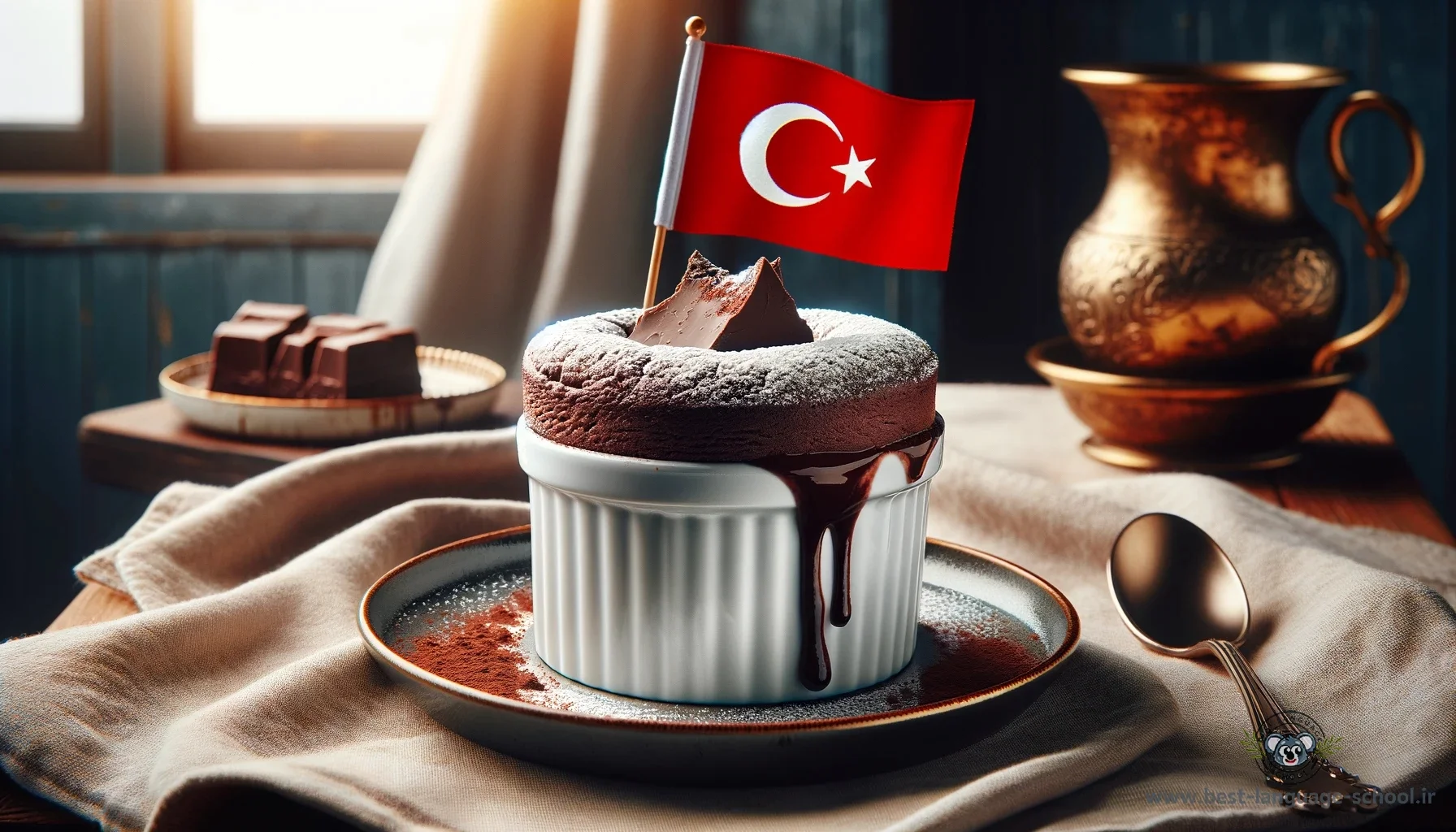 طرز تهیه سوفله شکلاتی ترکیه ای