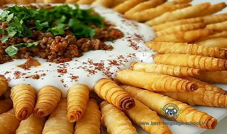 غذای ترکیه ای با گوشت چرخ کرده