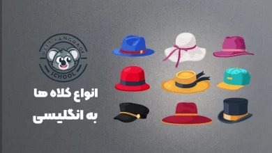 different types of hats in english