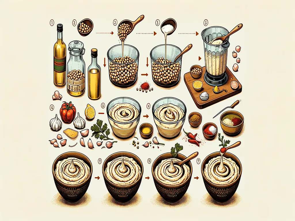 مراحل تهیه هوموس ترکیه