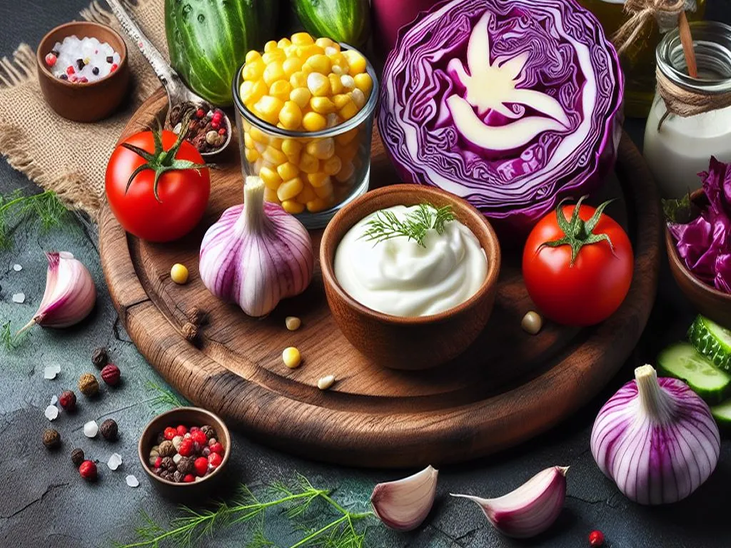 مواد لازم برای تهیه سالاد کلم قرمز ترکیه ای