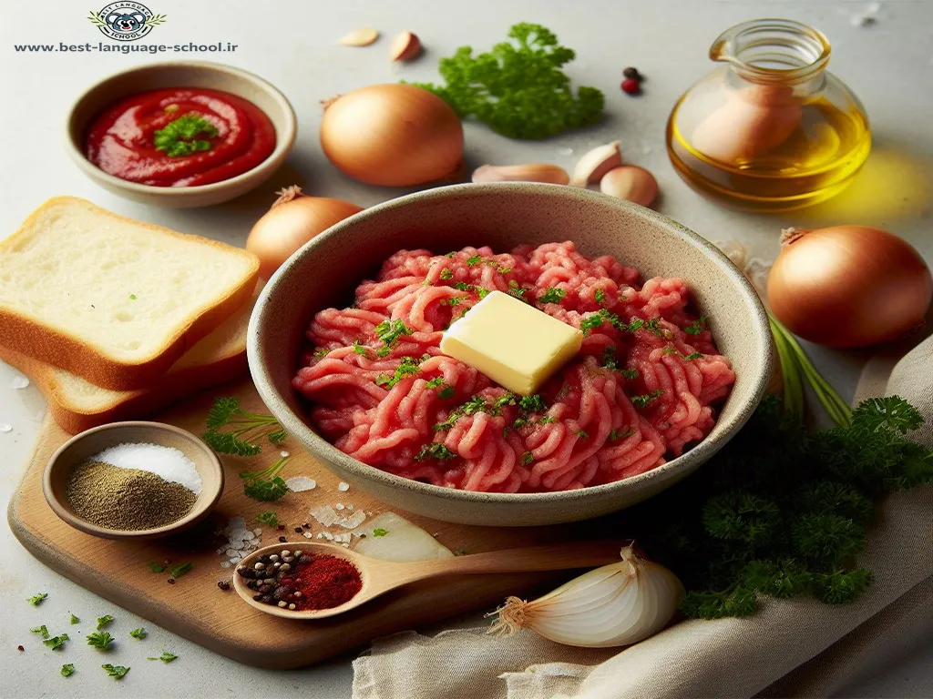 مواد لازم برای تهیه مانلاما ترکیه ای 