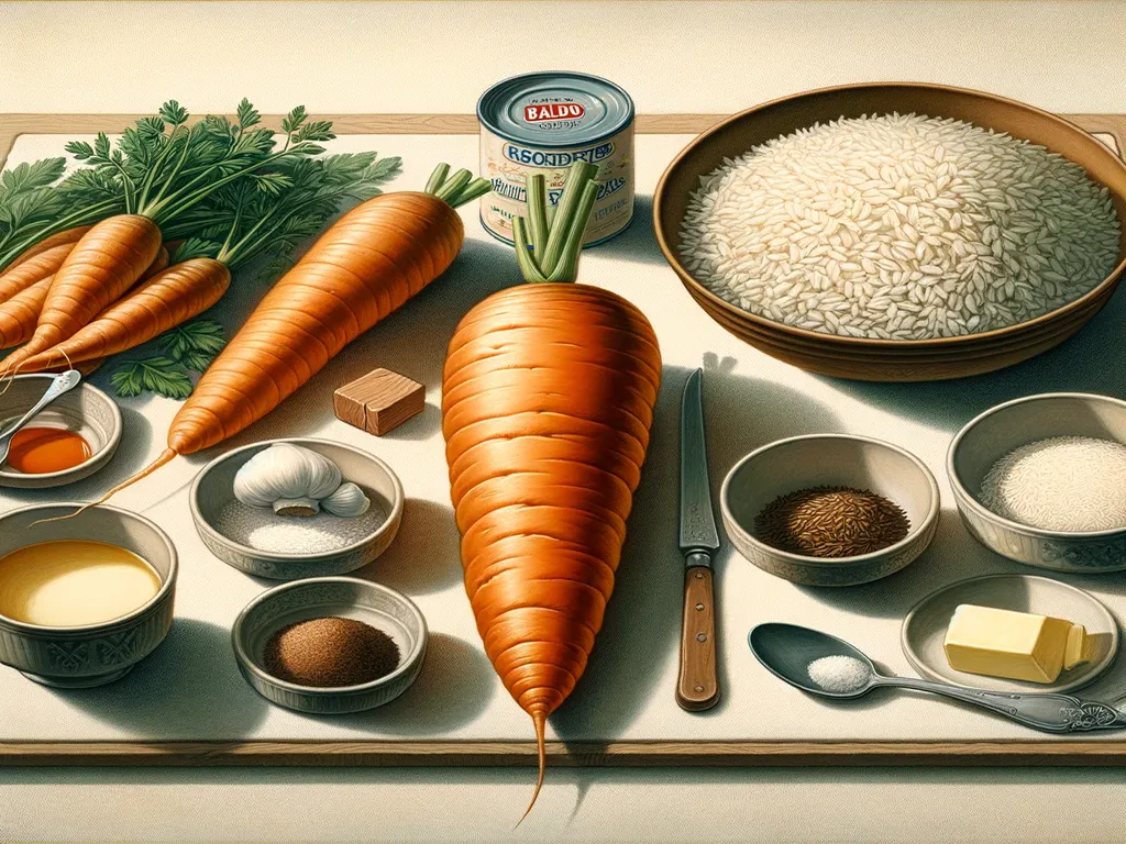 مواد لازم برای هویج پلو ترکیه ای