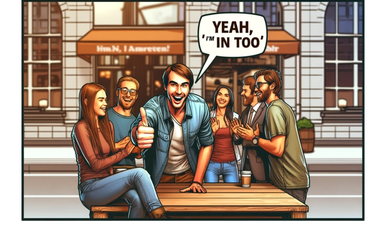 کاربرد معنایی I'm in