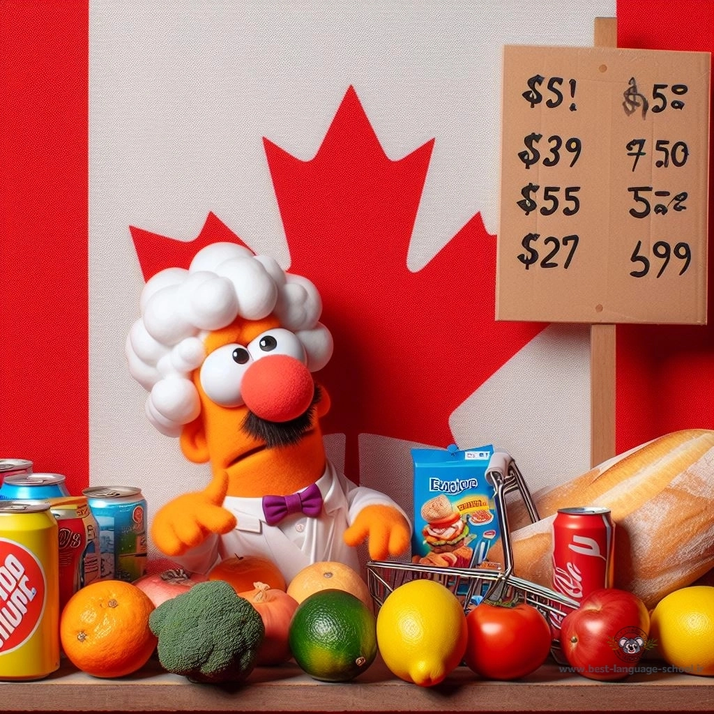 قیمت اقلام خوراکی در کانادا