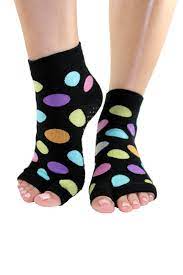 toe less socks
