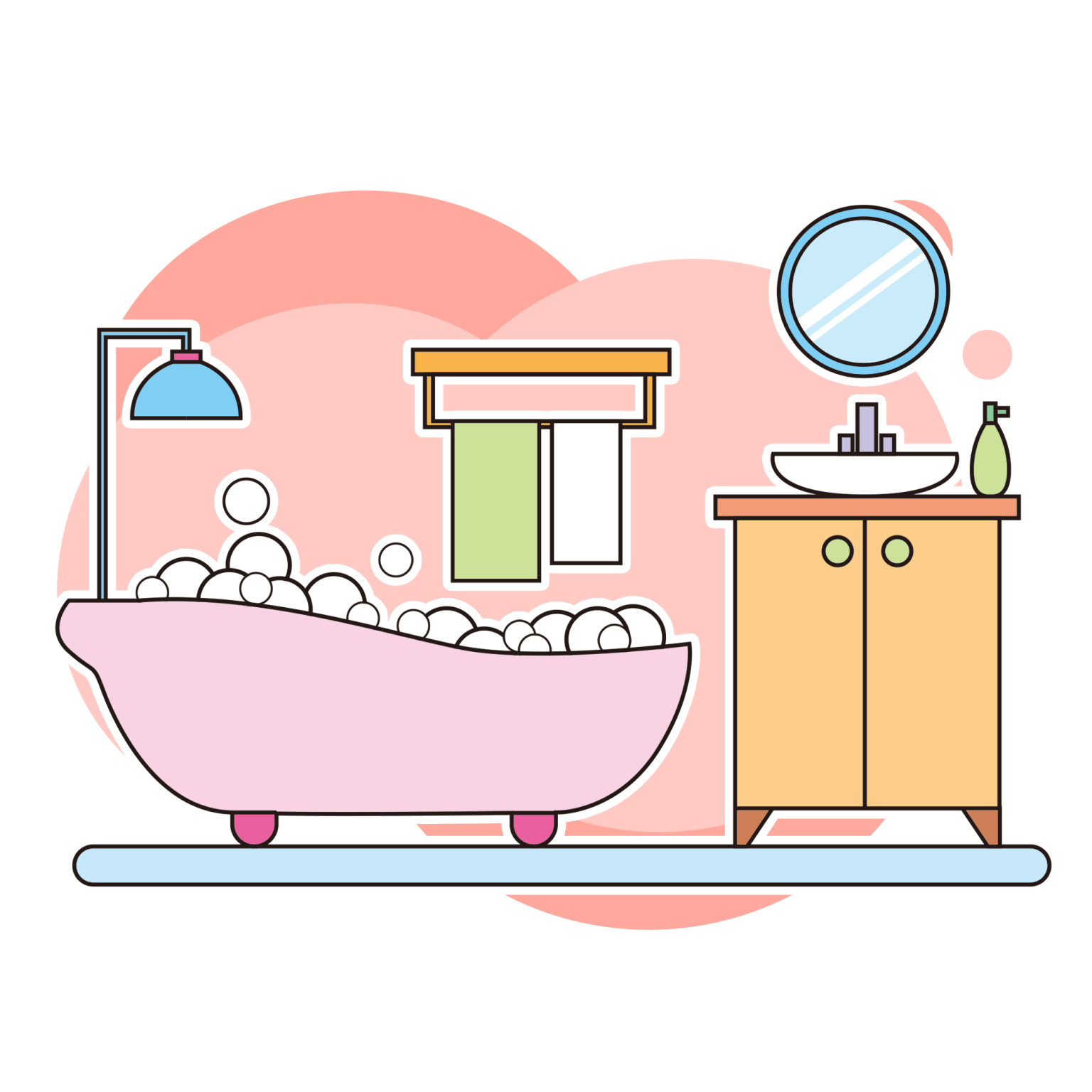 وسایل حمام و سرویس بهداشتی در انگلیسی معرفی واژگان + مثال