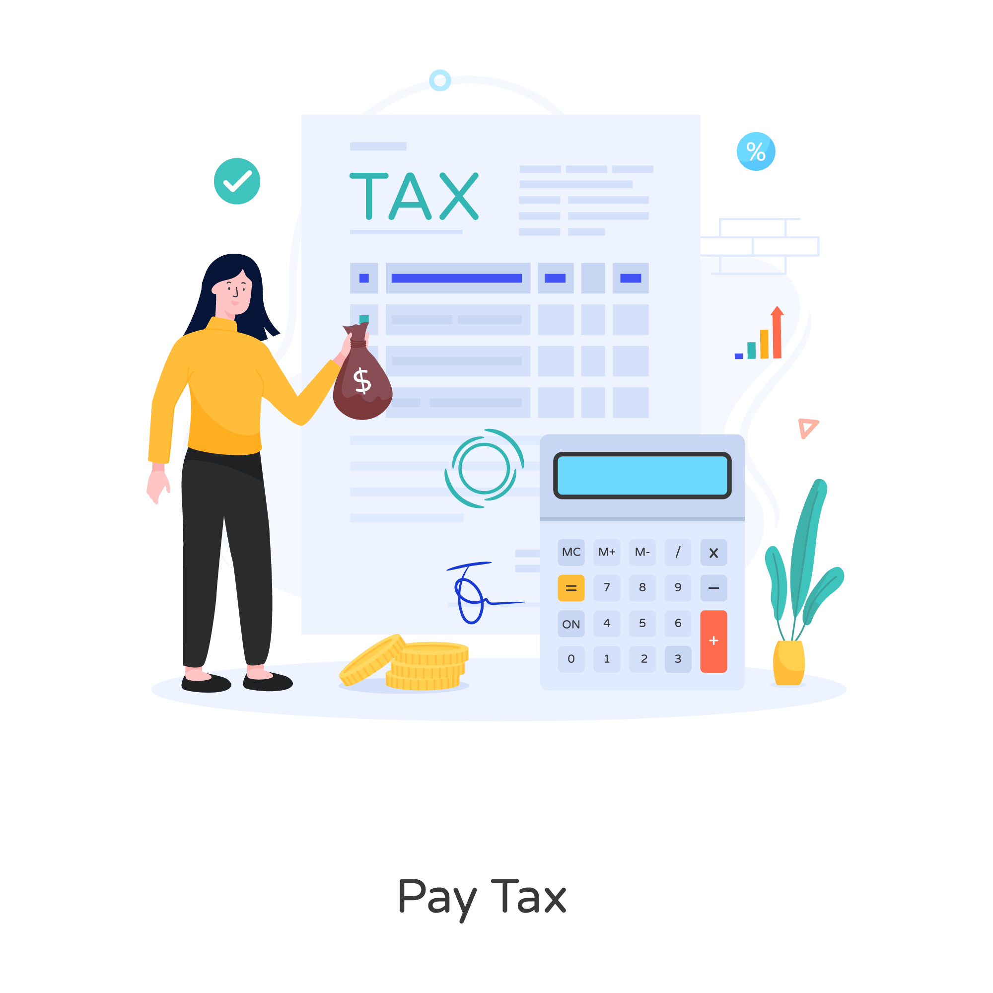 paying tax