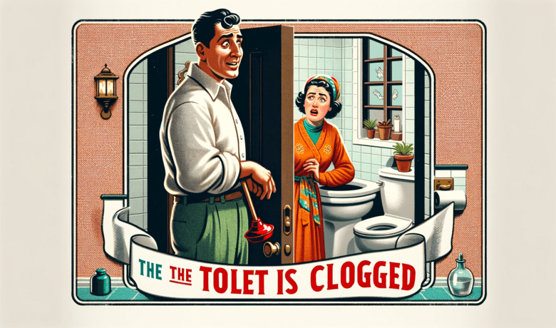 توالت گرفته به انگلیسی