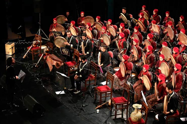 کلاس دف آموزشگاه شهر آوا 